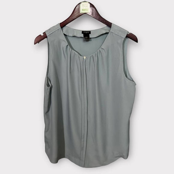 Ann Taylor (L) Polyester Silk Sleeveless Blouse Tank Top - Picture 3 of 9